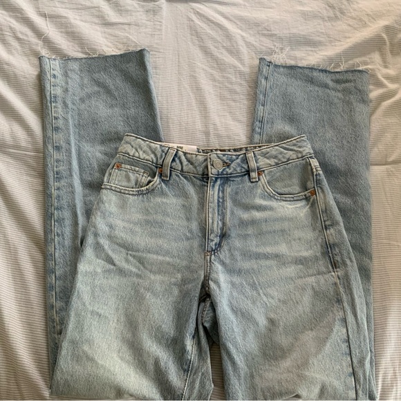 Garage Light Blue Straight Leg Jeans - Picture 1 of 2